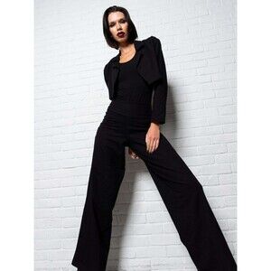 Rock N Karma Black World Pants Wide Leg 4274 NWT Womens Size S